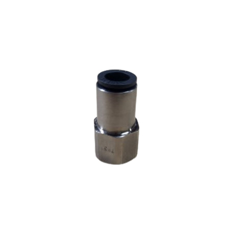 Push to Connect Straight Female Fitting 1/4" OD, 1/8" NPT