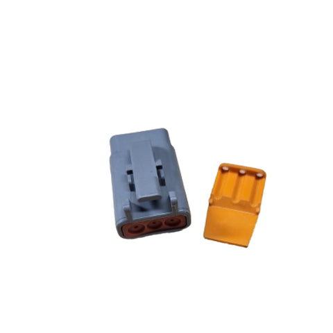 3 Pin Male Deutch Connector with Wedge | DTM Series
