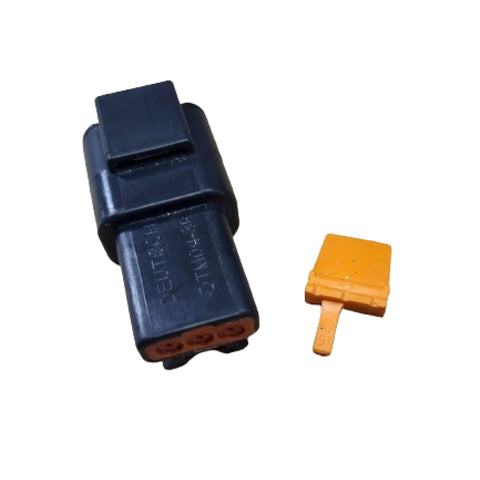 3 Pin Female Deutch Connector with Wedge | DTM Series